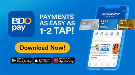 BDO Pay, your new digital payment app .